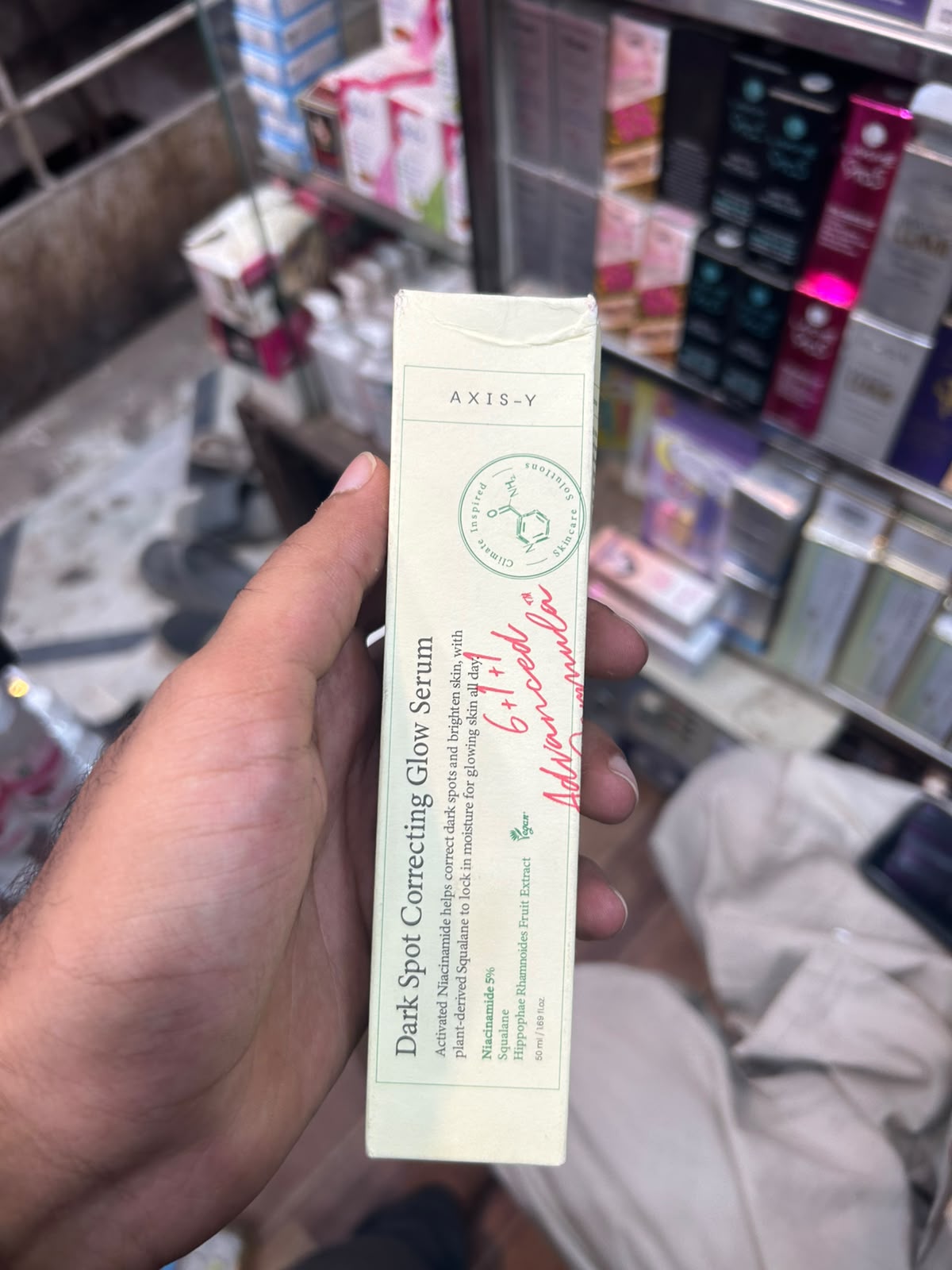 AXIS-Y Dark Spot Correcting Glow Serum 5% Niacinamide – Brightening & Hydrating Face Serum