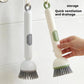 360° Rotating Kitchen Cleaning Brush with Long Handle | Multi-Purpose Dish Scrubber & Pot Cleaning Brush