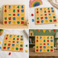 Math Puzzle Board Game - Educational Wooden Learning Toy Crafted From MDF Wood For Children And Mathematical Skills Development