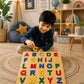 Capital ABC Alphabet Puzzle Board Game - Educational Wooden Learning Toy Crafted From MDF Wood For Children And Early Literacy Skills