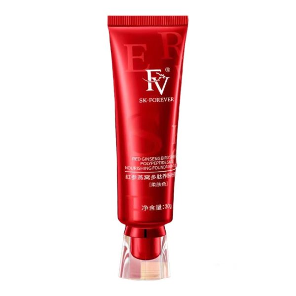 Fv Foundation Waterproof With Medium Coverage, Oil-free & Long Lasting, Matte orever Foundation For Oily/normal Skin, Forever Liquid Makeup Foundation For Face, 30g Ivory